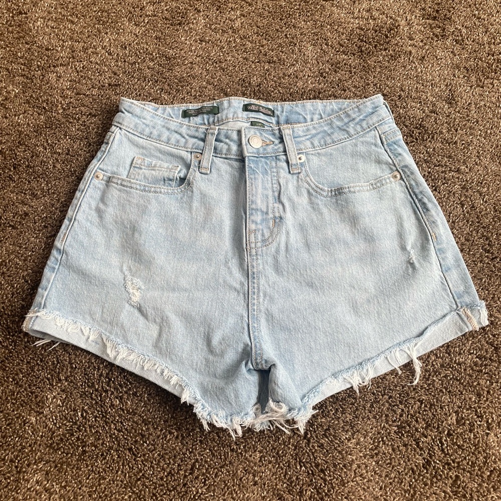 Light Blue Denim Women's Shorts